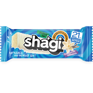 Протеиновый батончик shagi со вкусом ванили, 40 г